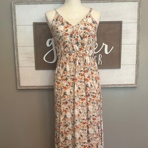 Elegant Floral Maxi Dress